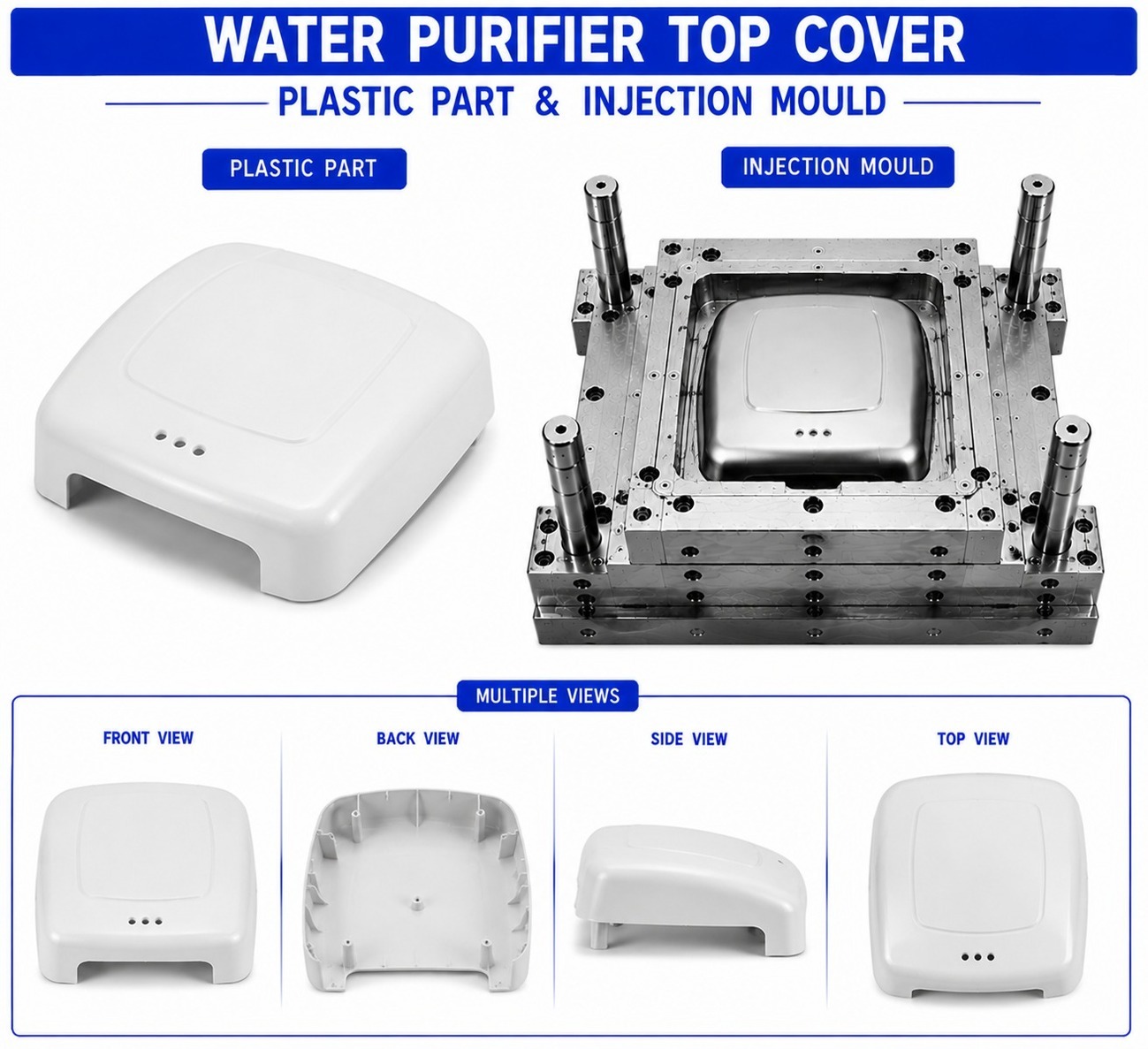 Water Purifier Plastic Top Cover